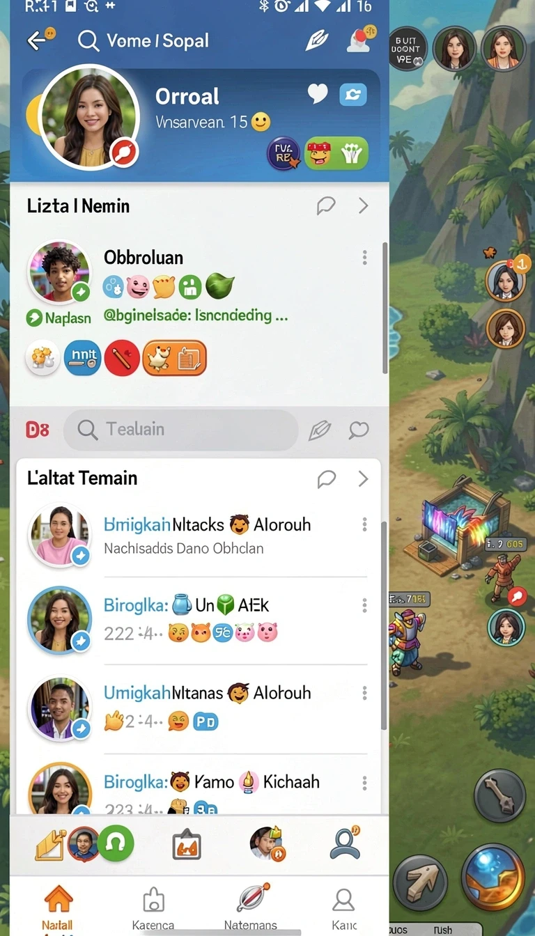 Tampilan utama aplikasi idagame APK Full Version untuk Android yang intuitif dan efisien.
