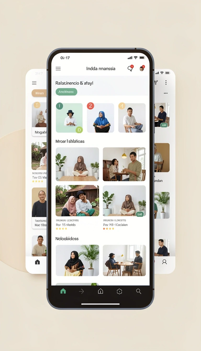 Tampilan utama aplikasi green Versi Terbaru untuk Android Tanpa Ribet yang intuitif dan efisien.