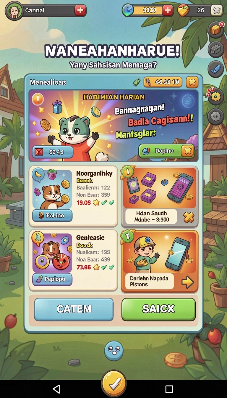 Tampilan utama aplikasi wostoto App: Info, Rating, dan Link Download yang intuitif dan efisien.