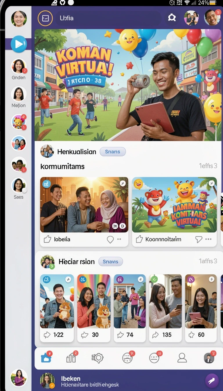 Tampilan utama aplikasi mnduit APK Terbaru untuk Perangkat Android yang intuitif dan efisien.