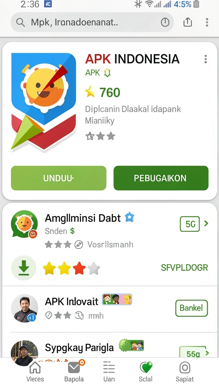 Tampilan utama aplikasi Download pastiwin APK untuk Android yang intuitif dan efisien.