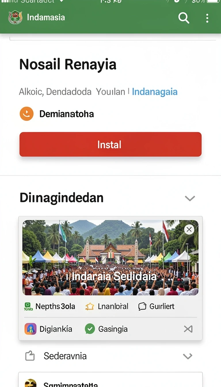 Tampilan utama aplikasi Download spinharta APK untuk Android yang intuitif dan efisien.