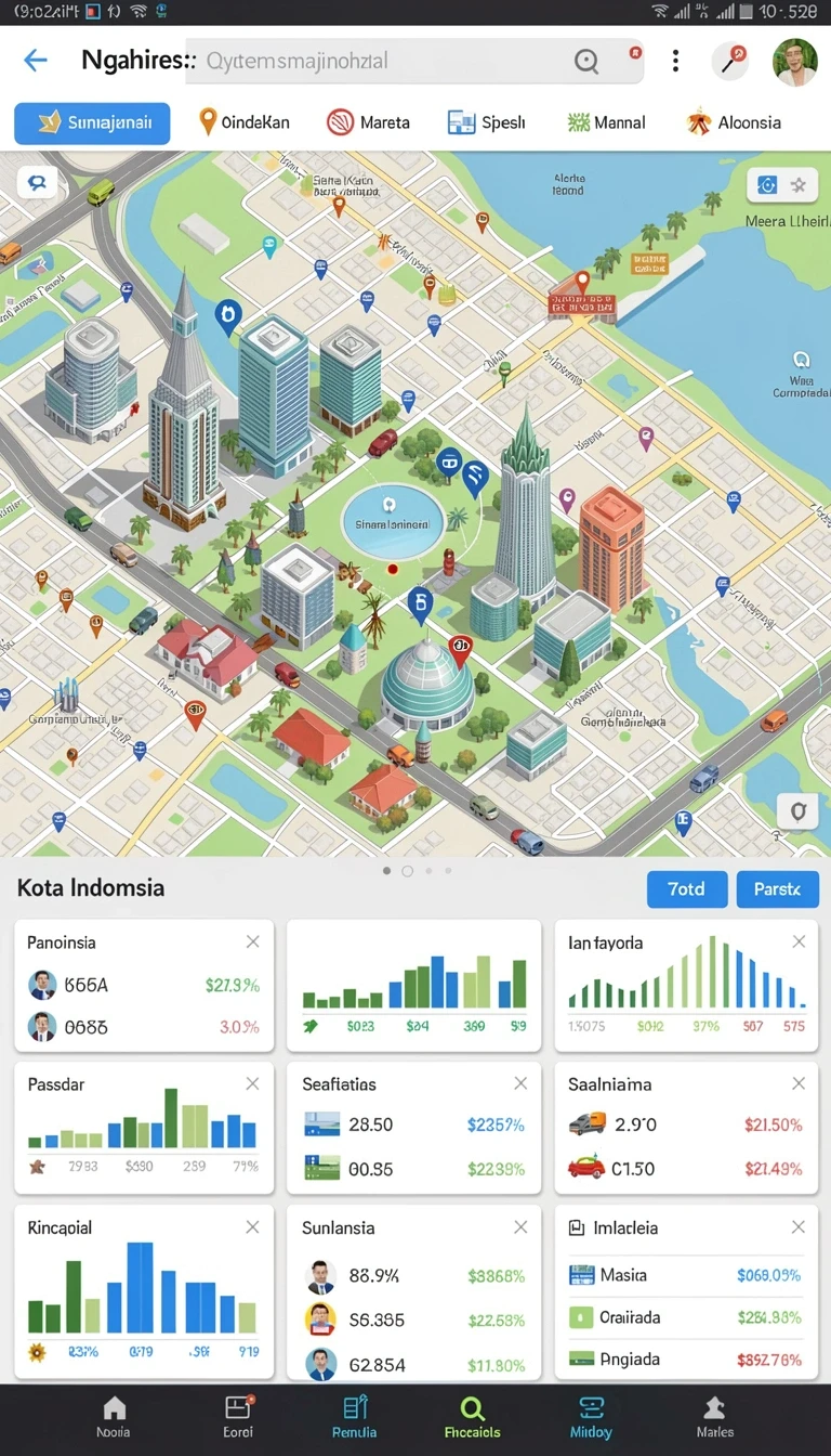 Tampilan utama aplikasi Aplikasi dewagaruda Terbaik untuk Android dan iOS yang intuitif dan efisien.