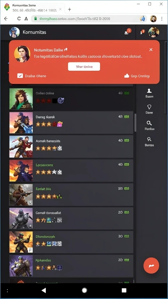 Tampilan utama aplikasi Download 6r6r APK Terbaru untuk HP Android yang intuitif dan efisien.